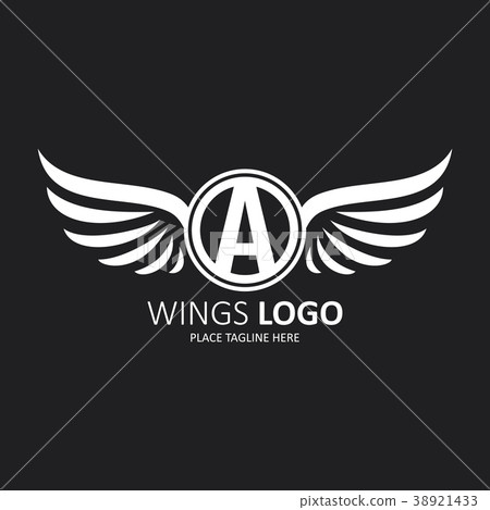 Initial letter A with wings icon design - Stock Illustration [38921433 ...