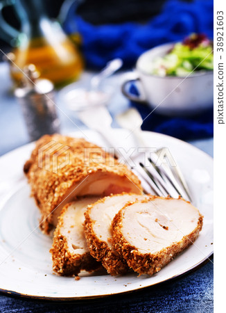 rolls of chicken fillet rolls of chicken fillet 38921603