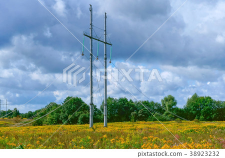laying of power lines 38923232