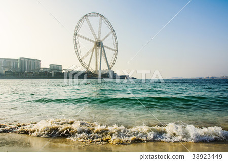 Ain Dubai ferris wheel at JBR beach 38923449
