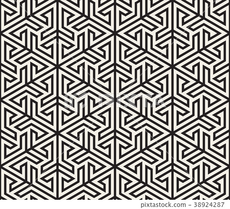 Vector seamless pattern. Modern stylish abstract Vector seamless pattern. Modern stylish abstract 38924287