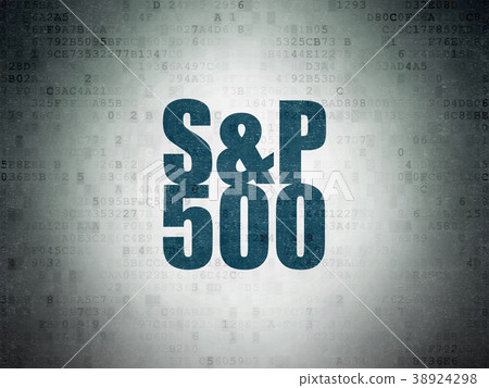 Stock market indexes concept: S&P 500 on Digital Stock market indexes concept: S&P 500 on Digital 38924298