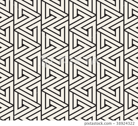 Vector seamless pattern. Modern stylish abstract 38924322