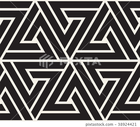 Vector seamless pattern. Modern stylish abstract 38924421