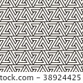 Vector seamless pattern. Modern stylish abstract 38924425