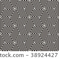 Vector seamless pattern. Modern stylish abstract 38924427