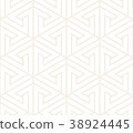 Vector seamless pattern. Modern stylish abstract 38924445