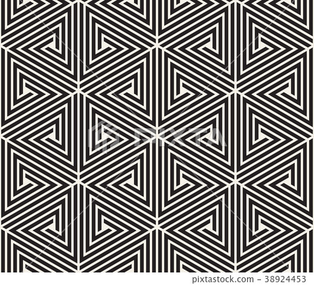 Vector seamless pattern. Modern stylish abstract Vector seamless pattern. Modern stylish abstract 38924453