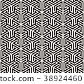 Vector seamless pattern. Modern stylish abstract 38924460