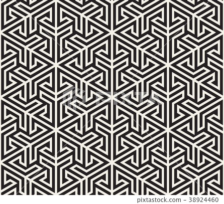 Vector seamless pattern. Modern stylish abstract 38924460