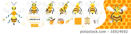 bee cute character for animation 38924692