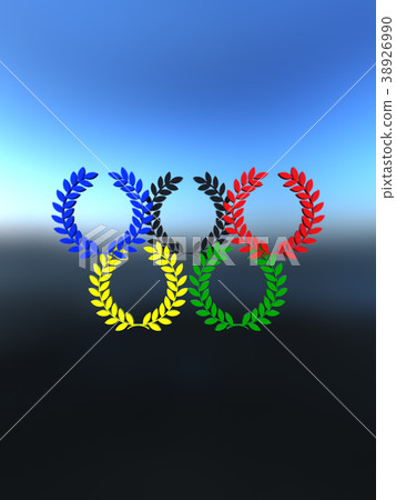 Olympic Image Five Laurels - Stock Illustration [38926990] - PIXTA