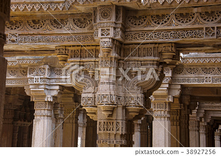 Inner view of Adalaj Ni Vav (Stepwell) 38927256