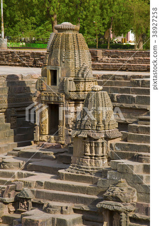 Steps towards bottom of the reservoir Sun Temple 38927258