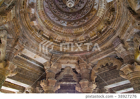 Carved ceiling of the Sun Temple Carved ceiling of the Sun Temple 38927276