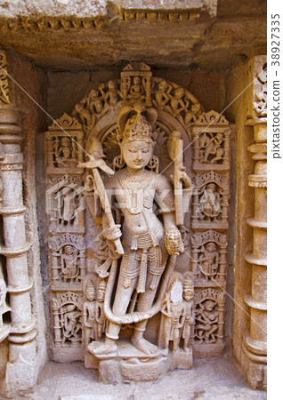Balarama Sculpture, Inner wall of Rani ki vav 38927335