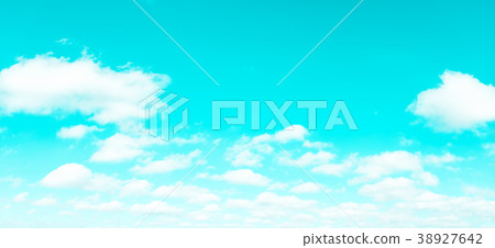 Panorama sky and clouds. Vintage color tone style. Panorama sky and clouds. Vintage color tone style. 38927642