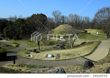 Asuka Takamatsuzuka Tombs panoramic view Asuka Takamatsuzuka Tombs panoramic view 38929558