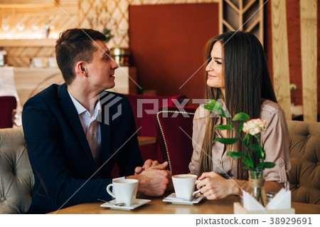 Happy young couple taking selfie with smart phone 38929691