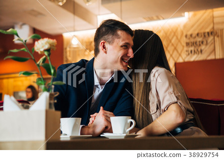 Happy young couple taking selfie with smart phone 38929754
