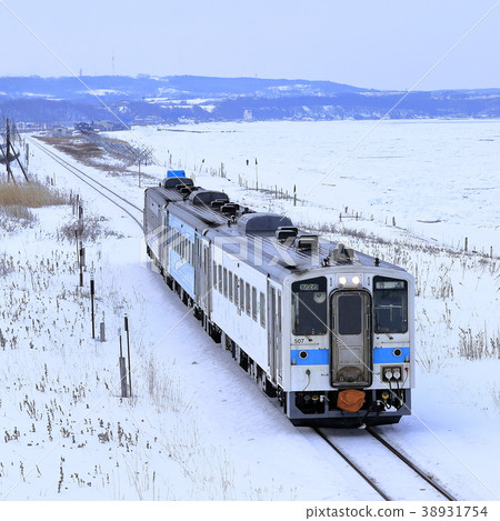 Kushimonomon線在冬天和漂流冰 38931754