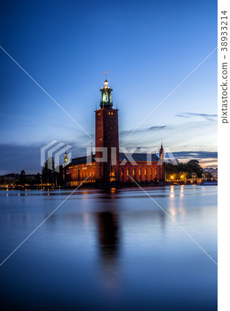 Stockholm City Hall as seen from Riddarholmen Stockholm City Hall as seen from Riddarholmen 38933214