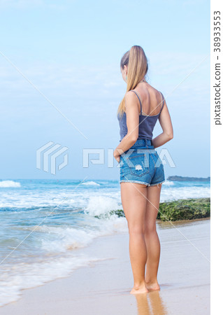 Beautiful girl in shorts Beautiful girl in shorts 38933553