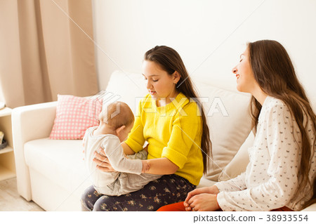 Teenager girl and her brother 38933554