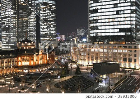 Tokyo cityscape in Japan Tokyo Station Marunouchi Station Square Renewal. Related P search is Tokyo station square renewal scenery photograph Tokyo cityscape in Japan Tokyo Station Marunouchi Station Square Renewal. Related P search is Tokyo station square renewal scenery photograph 38933806