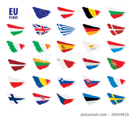 flags of the european union flags of the european union 38934628