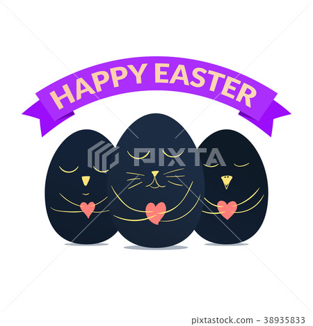 Happy Easter banner design 38935833