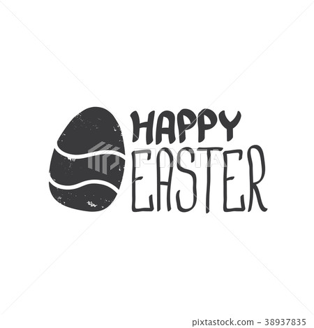 happy easter text lettering isolated on white happy easter text lettering isolated on white 38937835