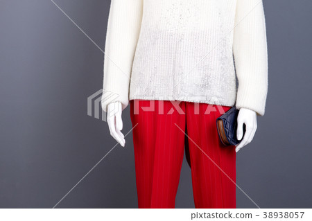 Mannequin in female brand apparel. Mannequin in female brand apparel. 38938057
