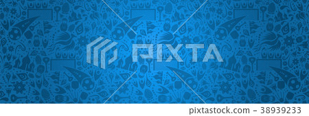 Red russia icon web banner for special event 38939233