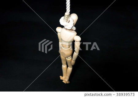 Drawing hanging the neck 38939573