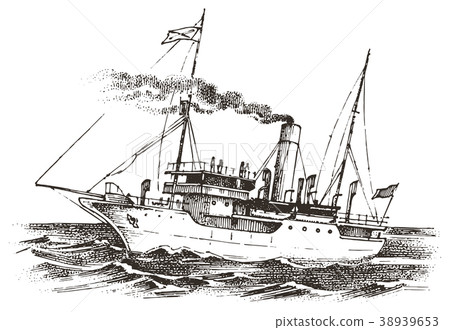 Sailboat in the sea, summer adventure, active 38939653