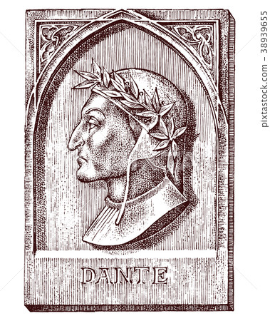 Dante Alighieri. Element for architecture, design Dante Alighieri. Element for architecture, design 38939655