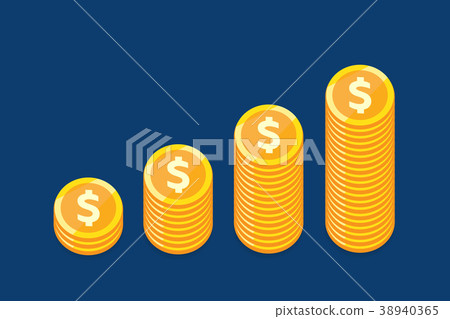 Money growth concept vector design for business. Money growth concept vector design for business. 38940365