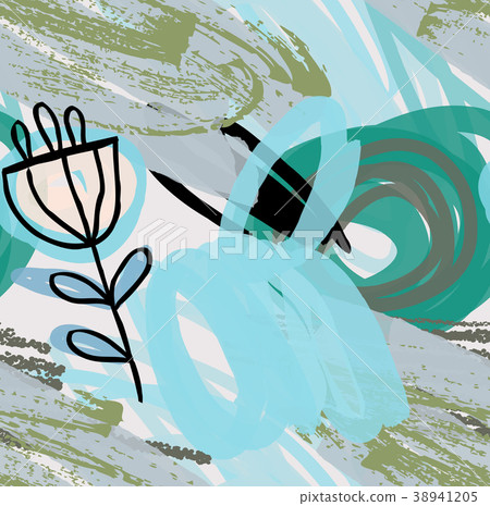 Abstract seamless pattern 38941205