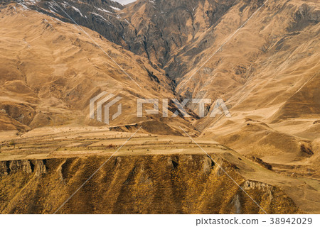 high Caucasus mountains and slopes high Caucasus mountains and slopes 38942029