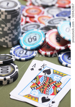Poker cards and chips Poker cards and chips 38942867