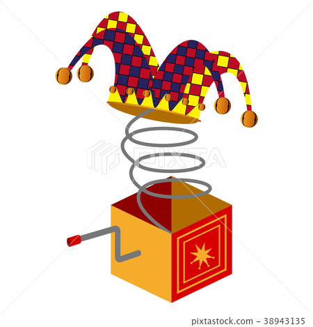 Harlequin hat, April fool day. 38943135