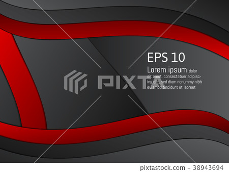 Abstract red and black geometric background Abstract red and black geometric background 38943694