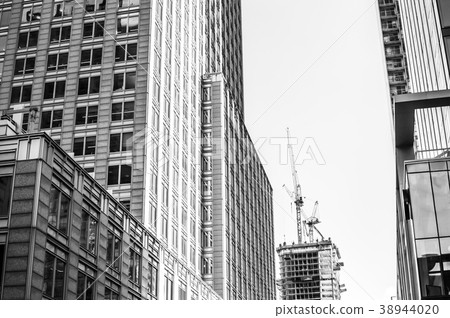 Skyscrapers in Montreal downtown, Canada 38944020
