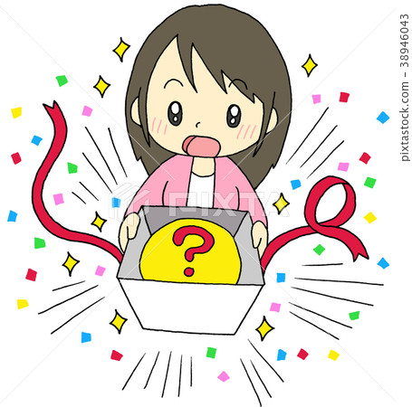 Surprise present woman 38946043