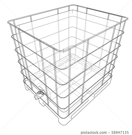Bulk fluid shipping containers Bulk fluid shipping containers 38947135