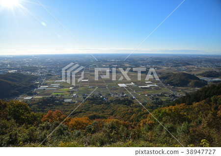 Kanto Plain seen from Mt. Taiheiyama, Tochigi City 38947727
