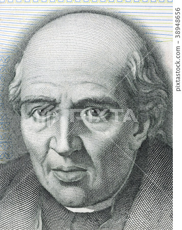 Miguel Hidalgo Costilla portrait from Mexican Pe 38948656