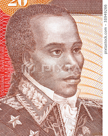 Toussaint Louverture portrait from Haitian money Toussaint Louverture portrait from Haitian money 38949266