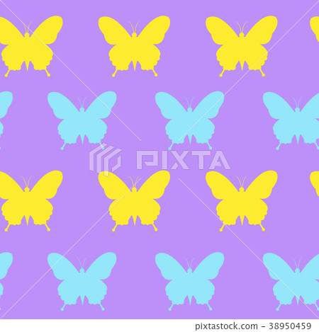 Cute Spring Seamless Pattern With Colorful 38950459